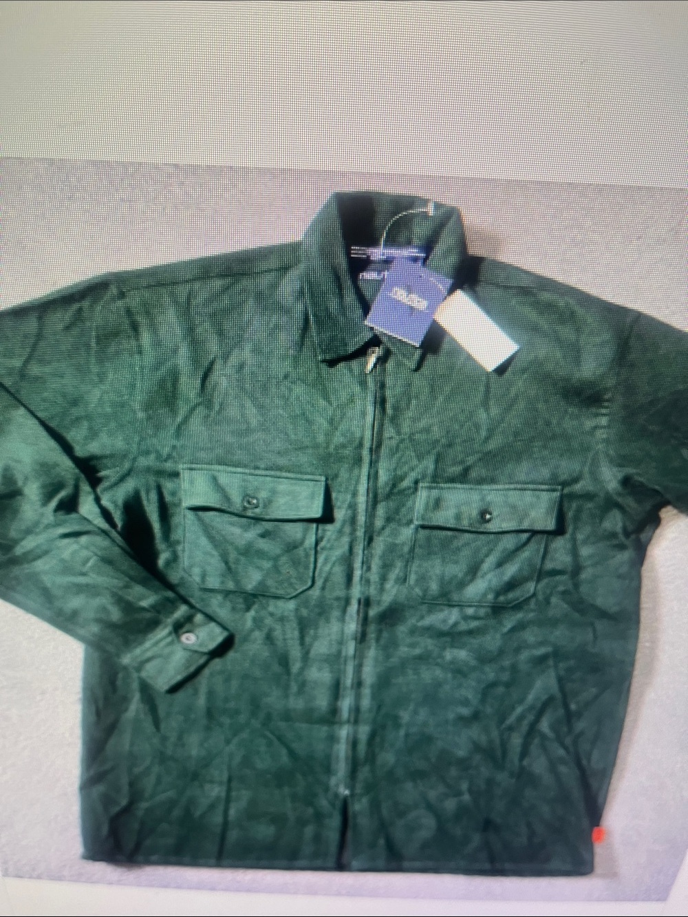 L.L. Bean Dark Green Zip-Up Field Jacket